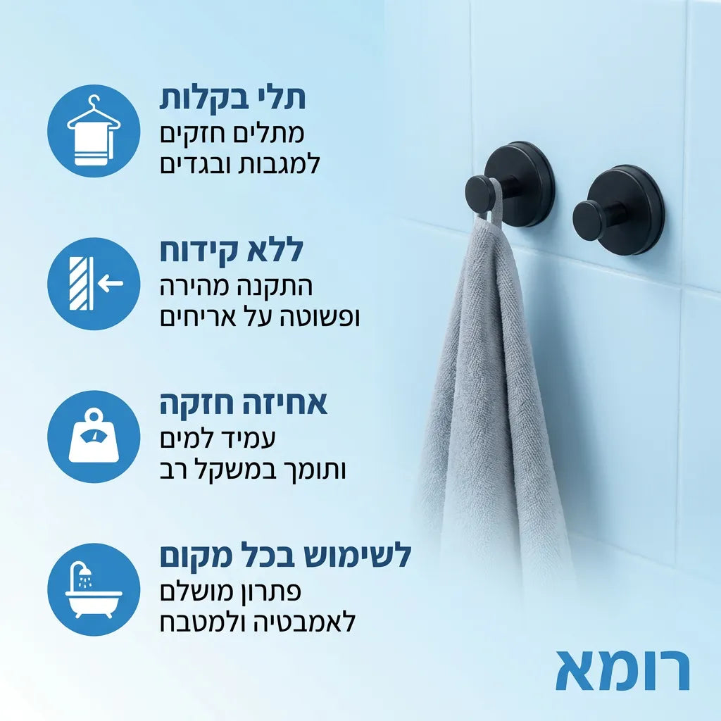 מתלים ניידים בוואקום