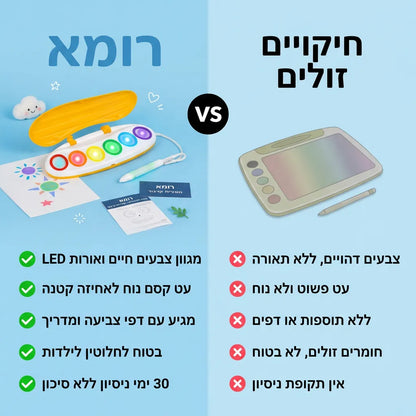 פלטת צבעי הקסם