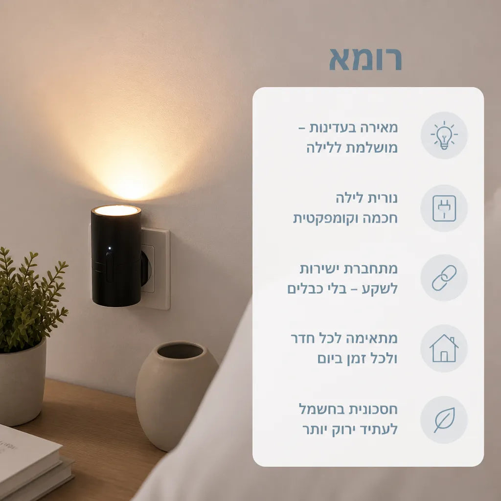 מארז מנורות רומא